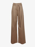 Flat image of Raver Pant In Soft Cotton Twill in coffee