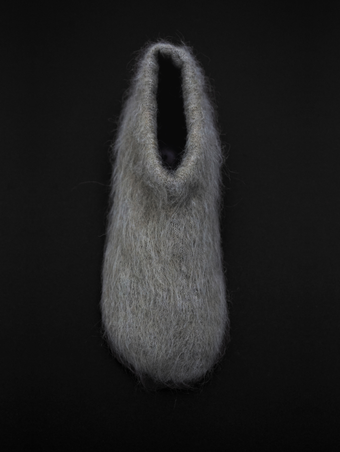 Glove Knit Slippers in Mohair Knit