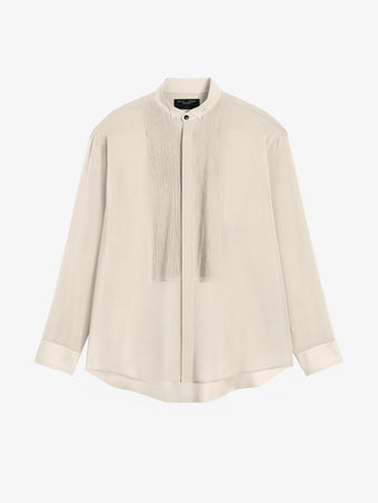 Proenza Schouler Still Life Image of ELEANOR TOP IN STRETCH GEORGETTE in White