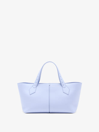 Proenza Schouler Front image of East West Chelsea Tote in Pebbled Calf in Wisteria