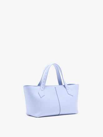 Proenza Schouler Side image of East West Chelsea Tote in Pebbled Calf in Wisteria