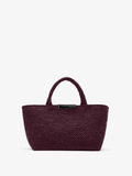 Proenza Schouler Front image of East West Chelsea Tote in Raffia in Plum