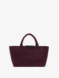 Proenza Schouler Back image of East West Chelsea Tote in Raffia in Plum