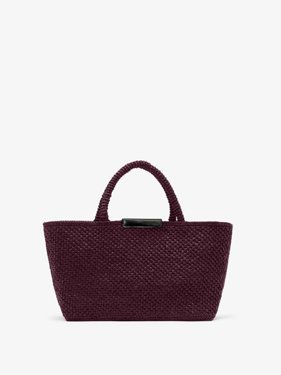 Proenza Schouler Back image of East West Chelsea Tote in Raffia in Plum