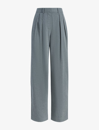Proenza Schouler Still Life image of Eleanor Pant in Melange Flannel in GREY MELANGE