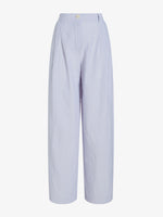 Proenza Schouler Still Life image of Eleanor Pant in Linen Shirting in Light Oxford Melange