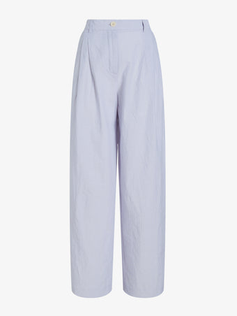 Proenza Schouler Still Life image of Eleanor Pant in Linen Shirting in Light Oxford Melange