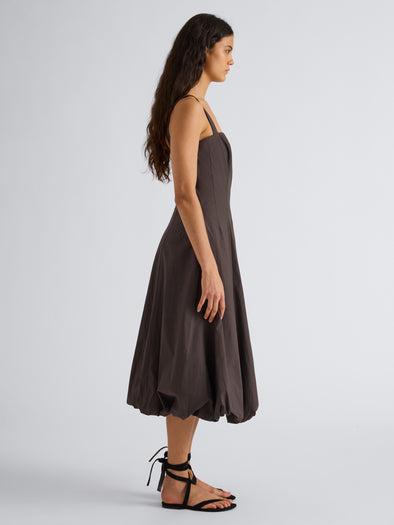 Proenza Schouler White Label Ella Dress - Coffee Proenza Schouler White Label Ella Dress - Coffee