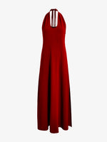 Proenza Schouler Still Life image of Ember Dress in Light Matte Viscose Crepe in RED