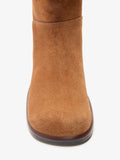 Proenza Schouler Detail Image of Esme Boot in Calfsuede in Cuoio 