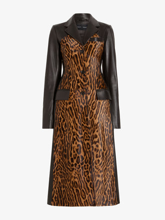 Still Life Image of FARRA JACKET IN PRINTED CALF HAIR in Brown Multi