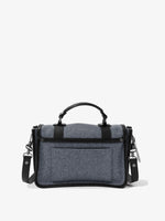Back image of Mixed Material PS1 Tiny Bag in slate