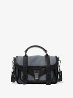 Front image of Mixed Material PS1 Tiny Bag in slate