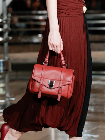 Spring 2027 Runway Detail image of Mini PS1 Walker in Smooth Calf in Paprika 