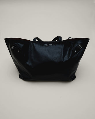 Proenza Schouler Front image of Days Carryall in Paper Calf in Black