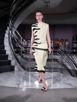 Proenza Schouler Runway Image of SURI TOP IN TAPE YARN KNIT in Quartz