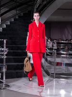 Proenza Schouler Runway image of ELEANOR TOP IN STRETCH GEORGETTE in White