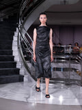 Proenza Schouler Runway Image of RANIA DRESS IN NAPPA in Black