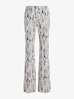 Proenza Schouler Still Life Image of Gini Pant in Marble Double Jacquard in White Multi