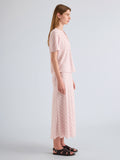 Proenza Schouler Side Full Length Image of Gina Skirt in Pinstripe Flou