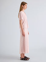 Proenza Schouler Side Full Length Image of Gina Skirt in Pinstripe Flou