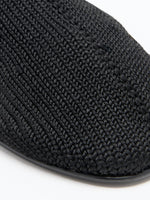 Proenza Schouler Detail image of Glove Knit Slippers in Viscose Knit in black