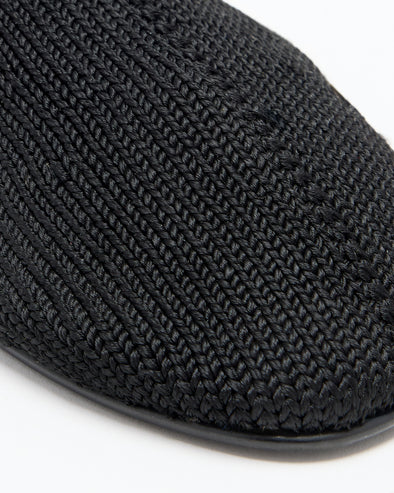 Proenza Schouler Detail image of Glove Knit Slippers in Viscose Knit in black