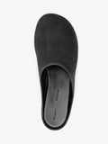 Proenza Schouler Still Life Aerial Image of Glove Slides In Kidsuede in Black 