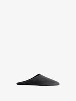 Proenza Schouler Still Life Front Image of Glove Slides In Kidsuede in Black 