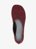 Proenza Schouler Aerial image of Glove Slippers in Kidsuede in Merlot