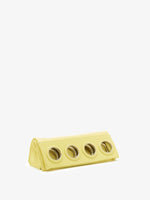 Proenza Schouler Side Still Life Image of Grommets Clutch in Quartz