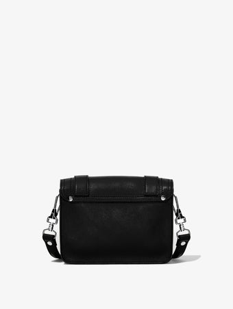 Proenza Schouler back image of PS1 Mini Crossbody Bag in BLACK