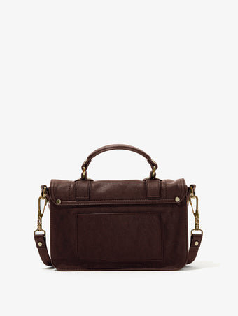 Proenza Schouler back image of PS1 Tiny Bag in CHESTNUT
