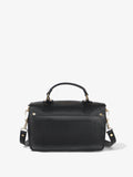 Back view of PS1 Tiny Bag in Perforated Leather in black
