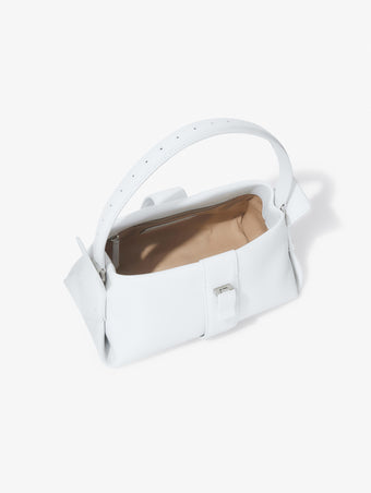 Interior image of Park Shoulder Bag in Optic White