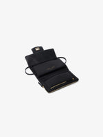 Interior image of Flip Shoulder Bag in Black