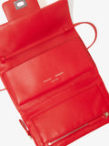 Interior image of Flip Shoulder Bag in Red