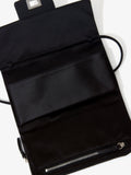 Interior image of Flip Shoulder Bag in Satin