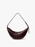 Proenza Schouler Front image of Slide Bag in Pull Up Calf in Dark Brown