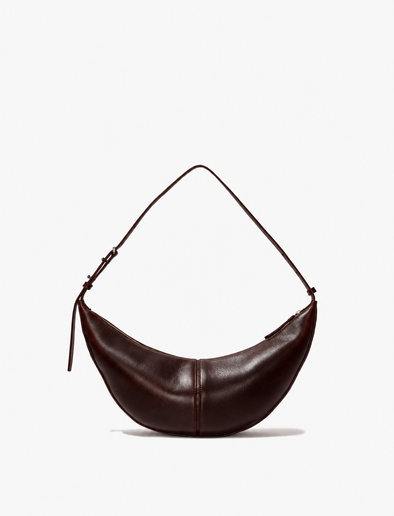 Proenza Schouler Back image of Slide Bag in Pull Up Calf in Dark Brown