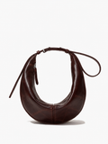 Proenza Schouler Front image of Slide Bag in Pull Up Calf in Dark Brown