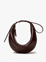 Proenza Schouler Front image of Slide Bag in Pull Up Calf in Dark Brown