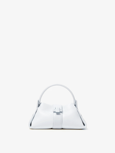 Front image of Mini Park Crossbody Bag in OPTIC WHITE