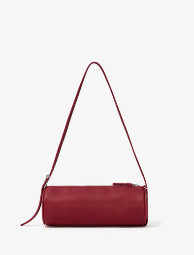 Back image of Silo Bag in Nappa in Rosewood
