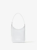 Front image of Slope Shoulder Bag In Soft Spazzolato in OPTIC WHITE