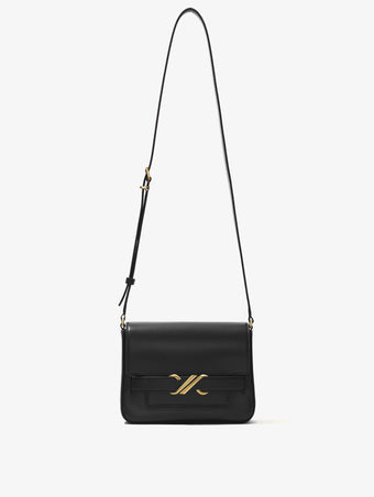 Front image of Monogram Box Bag in BLACK