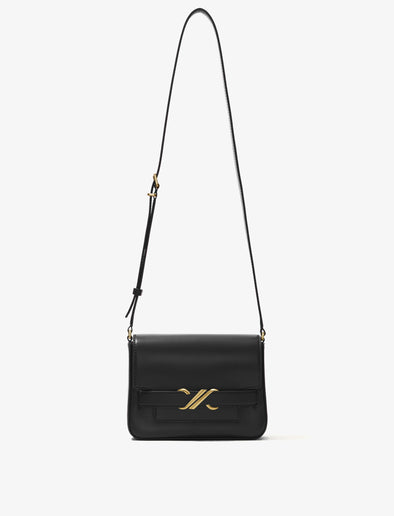 Front image of Monogram Box Bag in BLACK