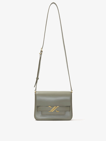 Front image of Monogram Box Bag in SLATE