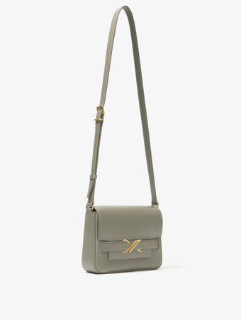 Side image of Monogram Box Bag in SLATE