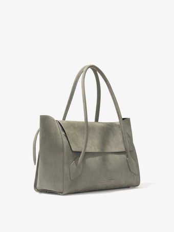 Proenza Schouler Side image of Tate Bag in Nubuck Calf in SLATE